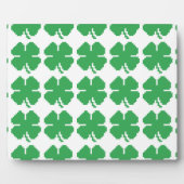 8-bits Pixel Lucky Four Leaf Clover Fotoplaat (Voorkant)