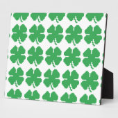 8-bits Pixel Lucky Four Leaf Clover Fotoplaat (Zijkant)