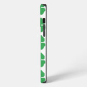 8-bits Pixel Lucky Four Leaf Clover iPhone Hoesje (Linkerkant)
