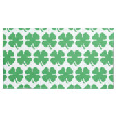 8-bits Pixel Lucky Four Leaf Clover Kussensloop (Voorkant-Links)