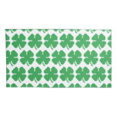 8-bits Pixel Lucky Four Leaf Clover Kussensloop (Achterkant-Rechts)