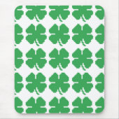 8-bits Pixel Lucky Four Leaf Clover Muismat (Voorkant)