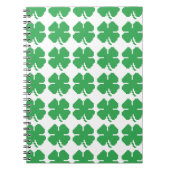 8-bits Pixel Lucky Four Leaf Clover Notitieboek (Voorkant)