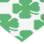 8-bits Pixel Lucky Four Leaf Clover Tafelkleed (Gekanteld)
