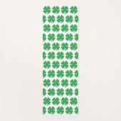 8-bits Pixel Lucky Four Leaf Clover Yogamat (Voorkant)