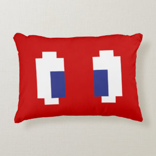 8-bits Pixel Manga Eyes Accent Kussen