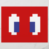 8-bits Pixel Manga Eyes Flyer (Voorkant)