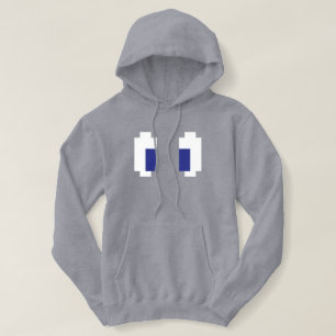 8-bits Pixel Manga Eyes Hoodie