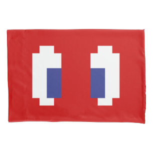 8-bits Pixel Manga Eyes Kussensloop