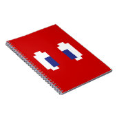 8-bits Pixel Manga Eyes Notitieboek (Rechterzijde)