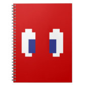 8-bits Pixel Manga Eyes Notitieboek (Voorkant)