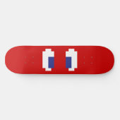 8-bits Pixel Manga Eyes Skateboard (Horizontaal)