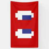 8-bits Pixel Manga Eyes Spandoek (Verticaal)