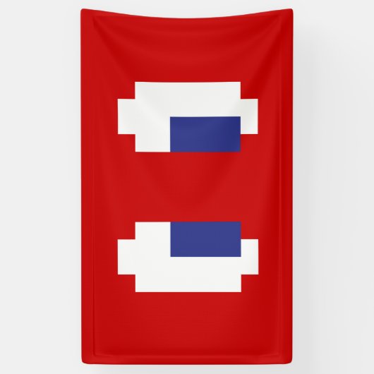 8-bits Pixel Manga Eyes Spandoek (Verticaal)