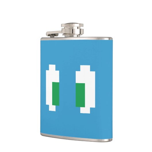 8-bits Pixel Manga Green Eyes Heupfles (Links)