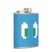 8-bits Pixel Manga Green Eyes Heupfles (Rechts)