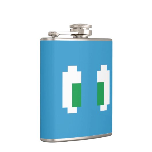 8-bits Pixel Manga Green Eyes Heupfles (Rechts)