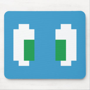 8-bits Pixel Manga Green Eyes Muismat