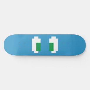 8-bits Pixel Manga Green Eyes Persoonlijk Skateboard