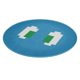 8-bits Pixel Manga Green Eyes Snijplank