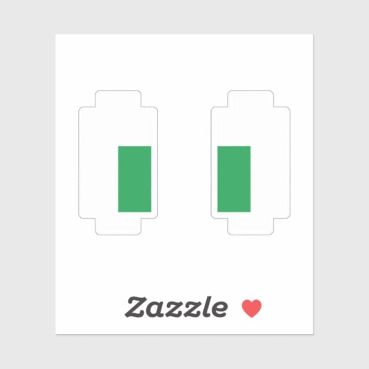 8-bits Pixel Manga Green Eyes Sticker (Vel)