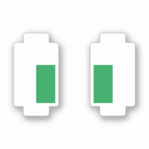 8-bits Pixel Manga Green Eyes Sticker