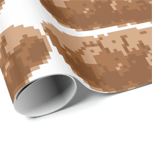 8-bits Pixel Poop Cadeaupapier (Rol Hoek)