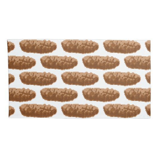 8-bits Pixel Poop Kussensloop (Achterkant-Rechts)