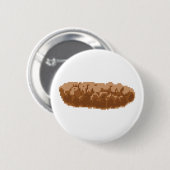 8-bits Pixel Poop Ronde Button 5,7 Cm (Voorkant /achterkant)