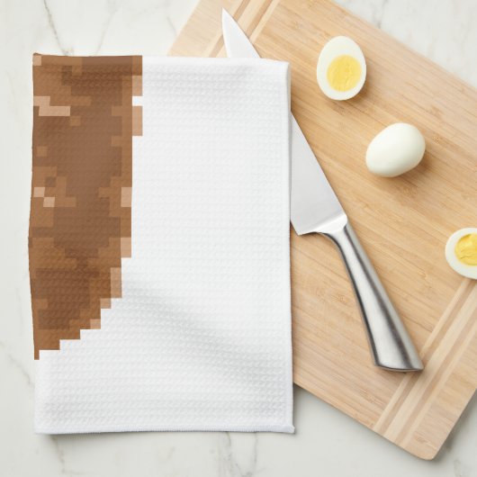 8-bits Pixel Poop Theedoek (Quarter Fold)