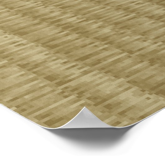 8-bits Pixel Tatami Mat 畳 Poster (Hoek)