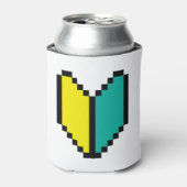 8-bits Pixel Wakaba/Shoshinsha Mark Blikjeskoeler (Blikje Voorkant)