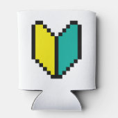 8-bits Pixel Wakaba/Shoshinsha Mark Blikjeskoeler (Achterkant)