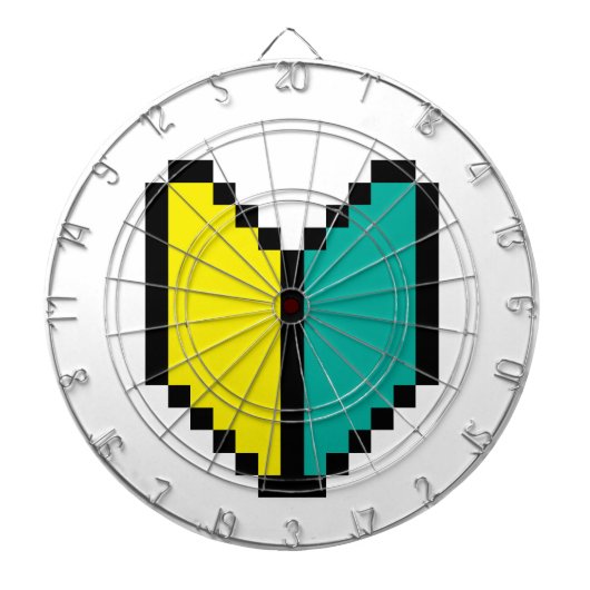8-bits Pixel Wakaba/Shoshinsha Mark Dartbord (Voorkant)