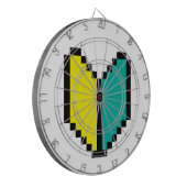 8-bits Pixel Wakaba/Shoshinsha Mark Dartbord (Voorkant Links)