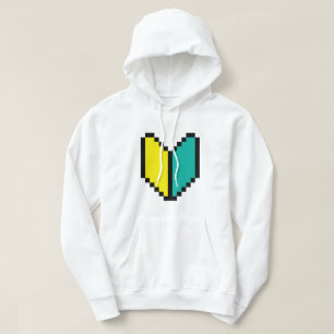 8-bits Pixel Wakaba/Shoshinsha Mark Hoodie