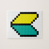 8-bits Pixel Wakaba/Shoshinsha Mark Legpuzzel (Horizontaal)