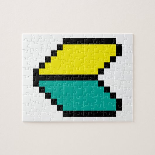 8-bits Pixel Wakaba/Shoshinsha Mark Legpuzzel (Horizontaal)