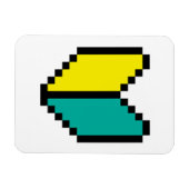 8-bits Pixel Wakaba/Shoshinsha Mark Magneet (Horizontaal)