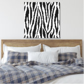 8-bits Pixel Zebra Print Design Patroon (Insitu (Slaapkamer))