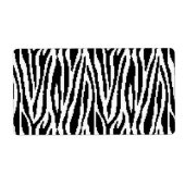 8-bits Pixel Zebra Print Design Patroon Etiket (Voorkant)