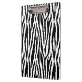 8-bits Pixel Zebra Print Design Patroon Klembord (Links)