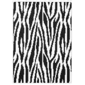8-bits Pixel Zebra Print Design Patroon Klembord (Achterkant)