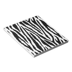 8-bits Pixel Zebra Print Design Patroon Notitieblok
