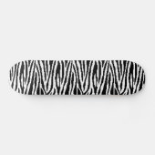 8-bits Pixel Zebra Print Design Patroon Persoonlijk Skateboard (Horizontaal)