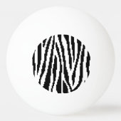 8-bits Pixel Zebra Print Design Patroon Pingpongbal (Achterkant)