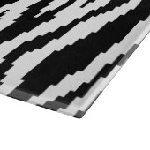 8-bits Pixel Zebra Print Design Patroon Snijplank (Hoek)