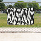 8-bits Pixel Zebra Print Design Patroon Spandoek (Insitu)