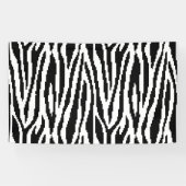 8-bits Pixel Zebra Print Design Patroon Spandoek (Horizontaal)