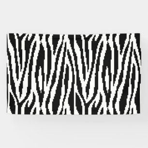 8-bits Pixel Zebra Print Design Patroon Spandoek